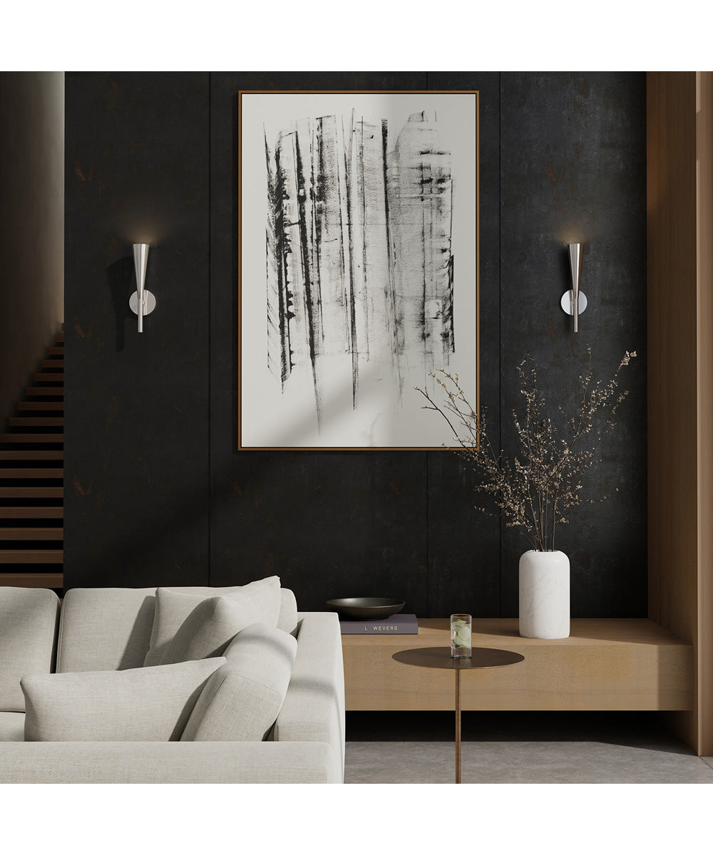 Levi 1-Light Sconce Polished Nickel