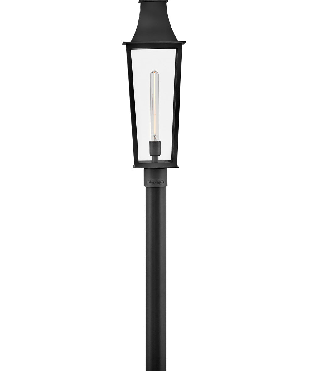 Georgetown Coastal Elements  1-Light Large Post Top Lantern in Black
