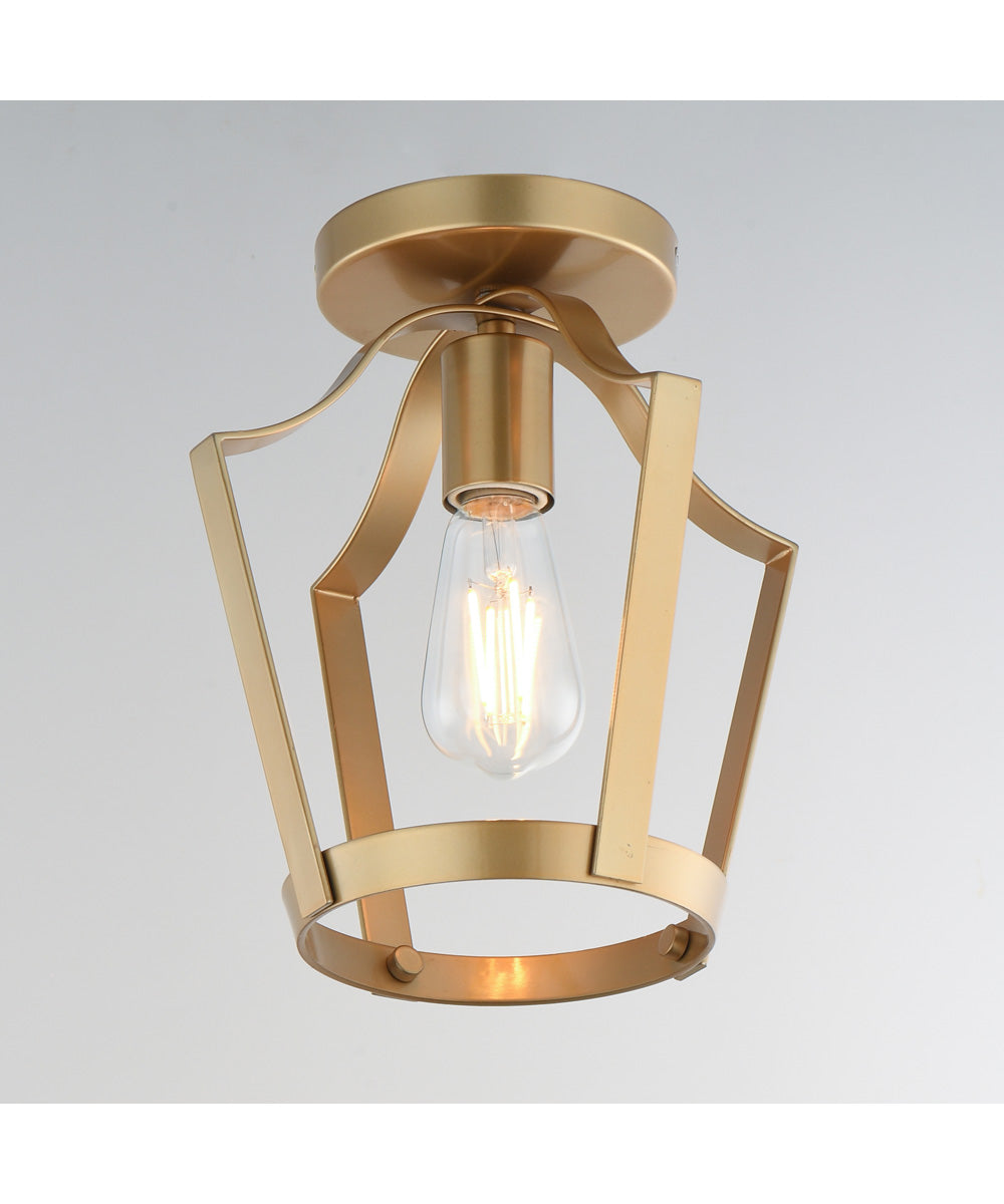 Arden Single Pendant / Semi Flush Natural Aged Brass