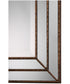 24x34" Wall Mirror Metallic Bronze with Groove Texture