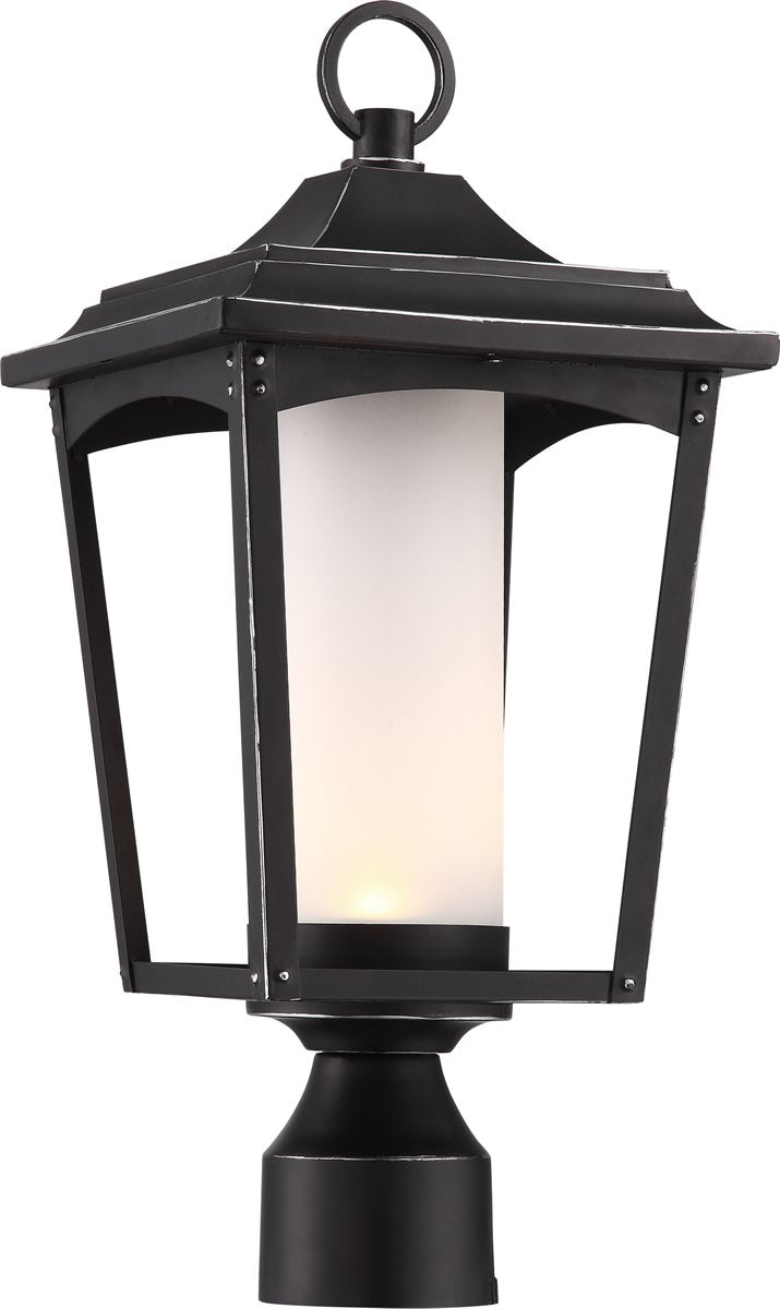 18"H Essex 1-Light Outdoor Sterling Black