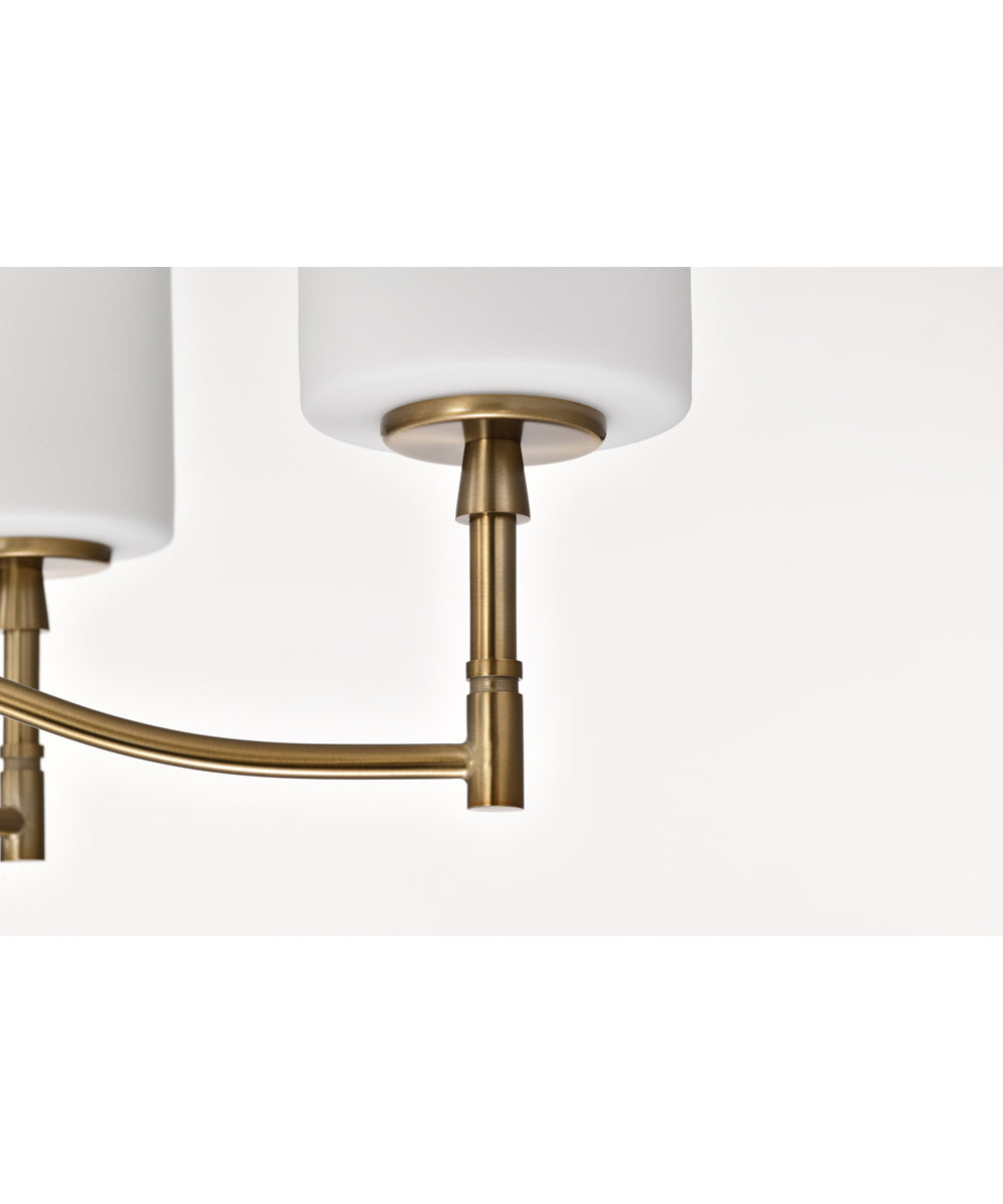 Liam 6-Light Chandelier Burnished Brass