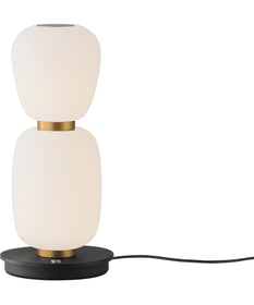 Soji Double Stack Portable Lamp Black / Gold
