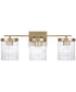 Vaughn 3-Light Vanity Aged Brass