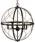 Brandywine 5-Light Farmhouse Pendant Light Antique Bronze