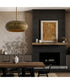 Dorian 4-Light Pendant Burnished Patinaed Brass