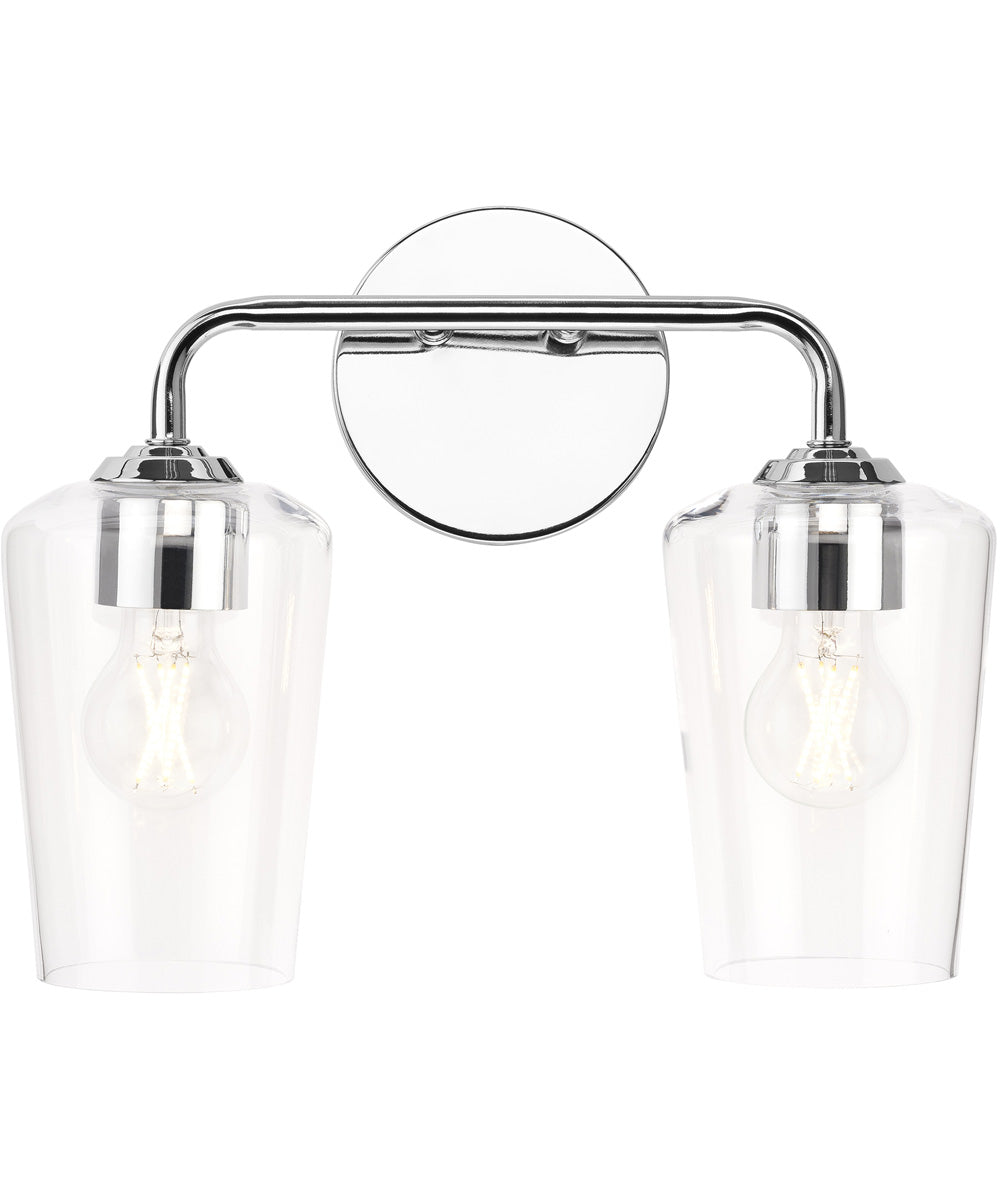 Celino 2-Light Bath & Vanity Polished Chrome