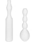 Forma White Ceramic Vases, Large, Set of 2
