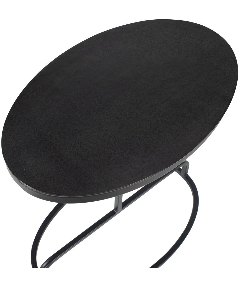 Accent Table in Aged Black
