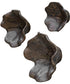 Two Wood Wall Décor In Mocha, Set of 3
