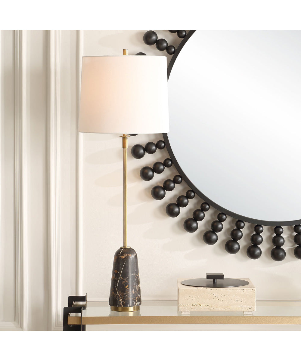 Jenson Black Marble Buffet Lamp