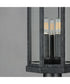 Wright 3-Light Outdoor Post Black Patina