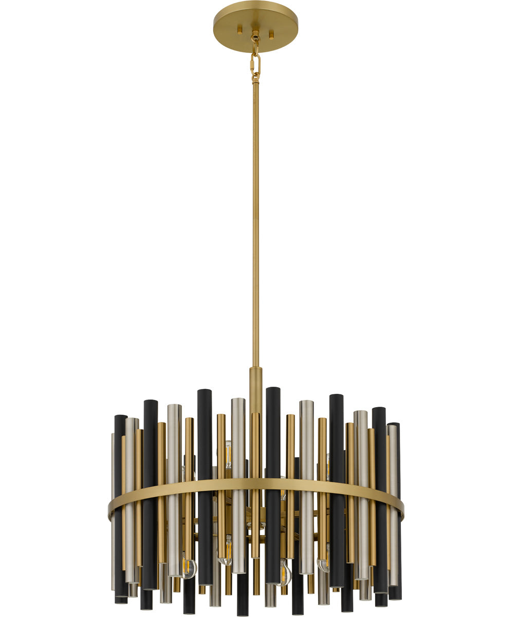 Richards 8-light Pendant Brushed Gold