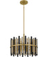 Richards 8-light Pendant Brushed Gold