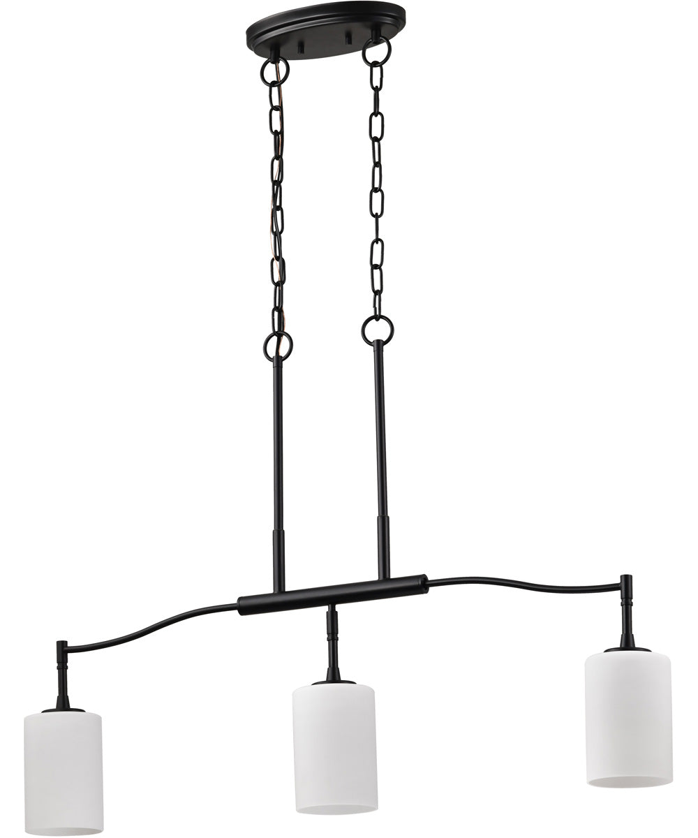 Liam 3-Light Pendant Matte Black