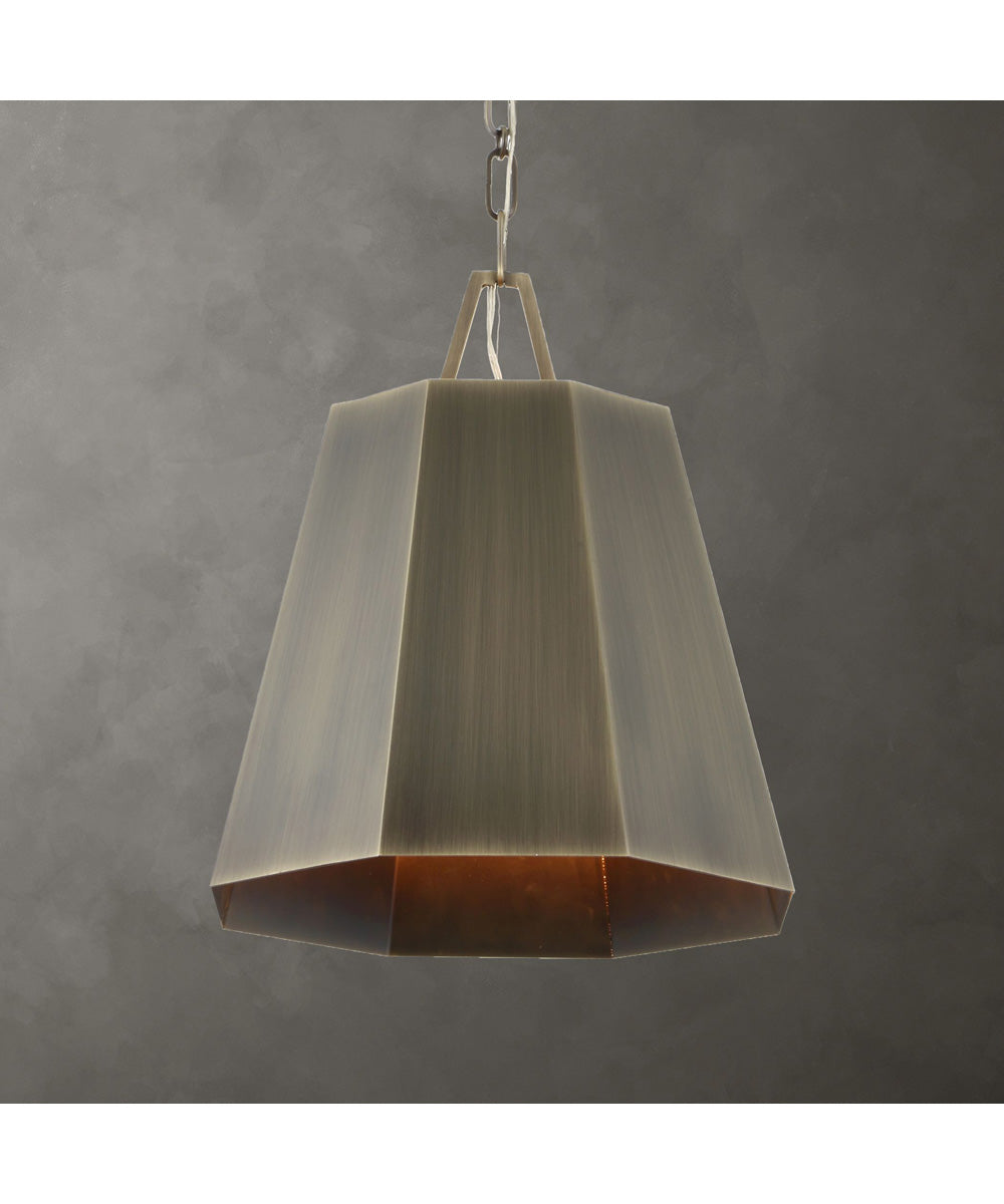 Granada 1 Light Hexagon Pendant