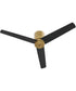 52" Banzai Ceiling Fan Brushed Brass