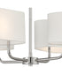 Midtown 4 Light Chandelier Polished Nickel