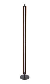 Cameron 1-Light Lighting Flat Black/Walnut