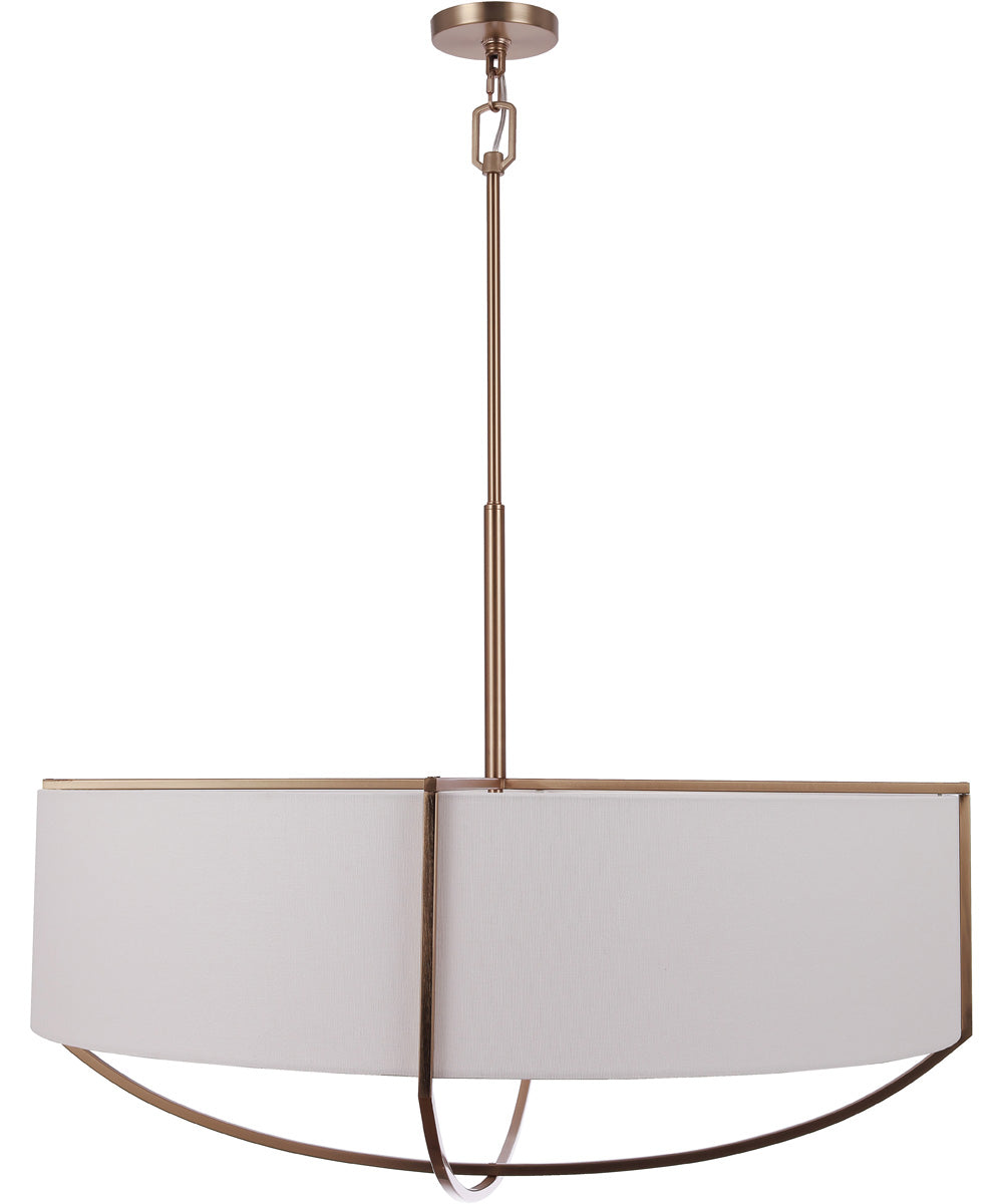 Banks 6-Light Lighting Satin Brass