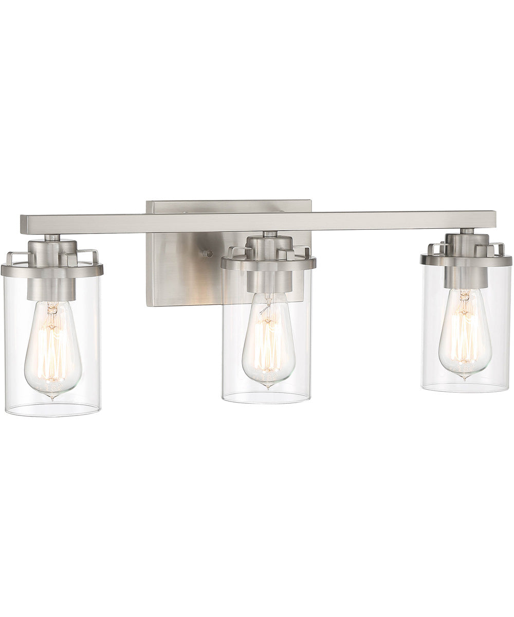 Jedrek 3 Light Vanity Brushed Nickel
