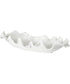 Ruffled Feathers Modern White Bowl