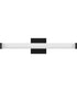 Phase 6.1 24 in. 5CCT Integrated LED Linear Vanity Light Black