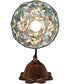 8" Wide Nightfall Wisteria Wall Sconce