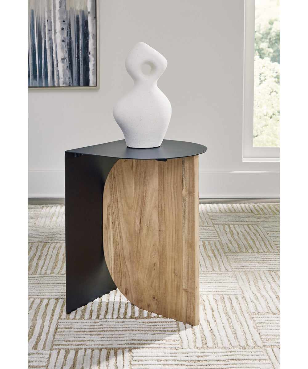 Ladgate Accent Table Black/Natural