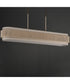Seacliff 7 Light Linear Pendant Natural Aged Brass