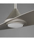 Surf 56 inch 2-Blade Marine Grade Fan w LED Satin Nickel