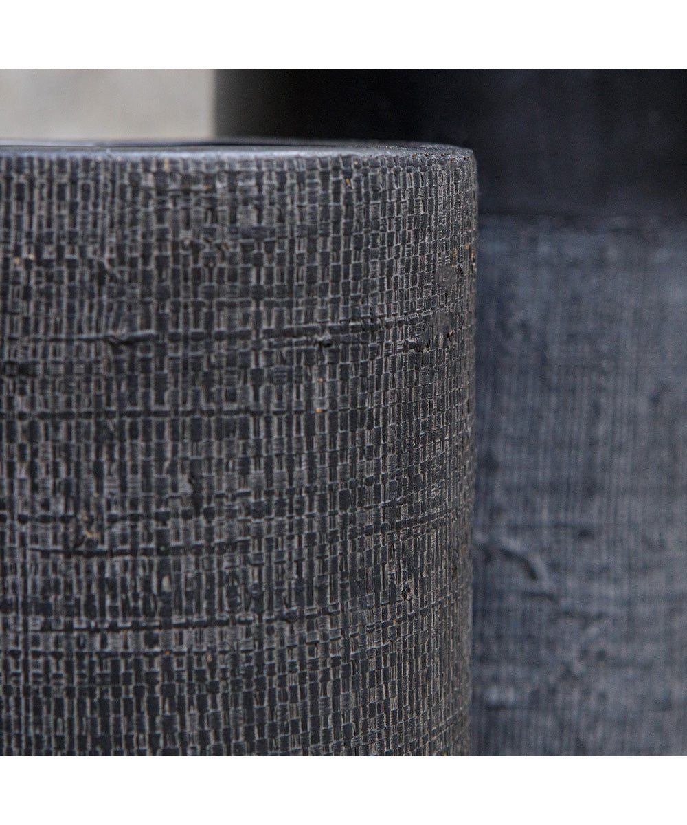 Woven Shadow Vases, Set of 2