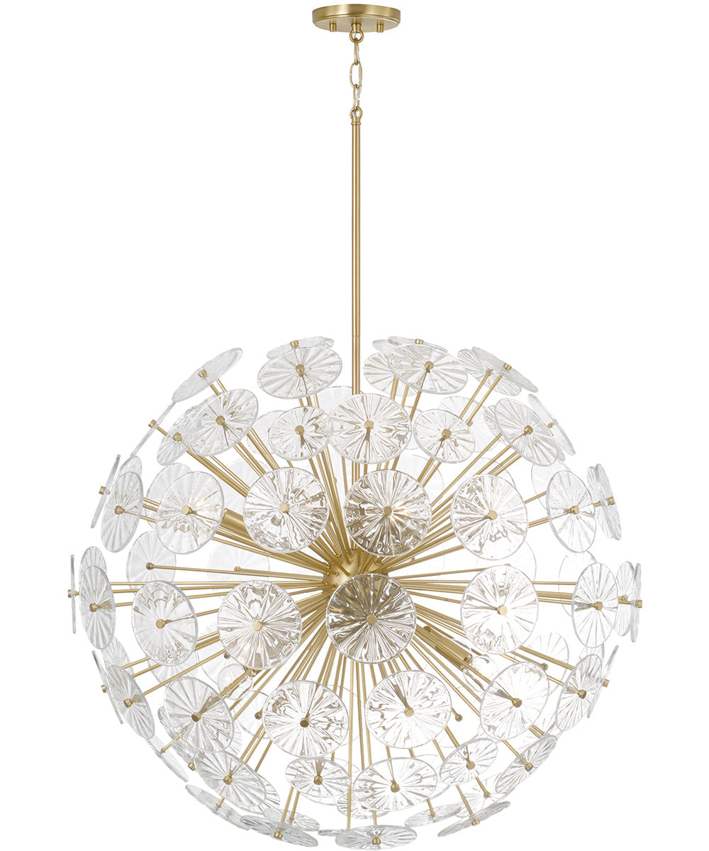 Emelie 8-Light Chandelier Matte Brass