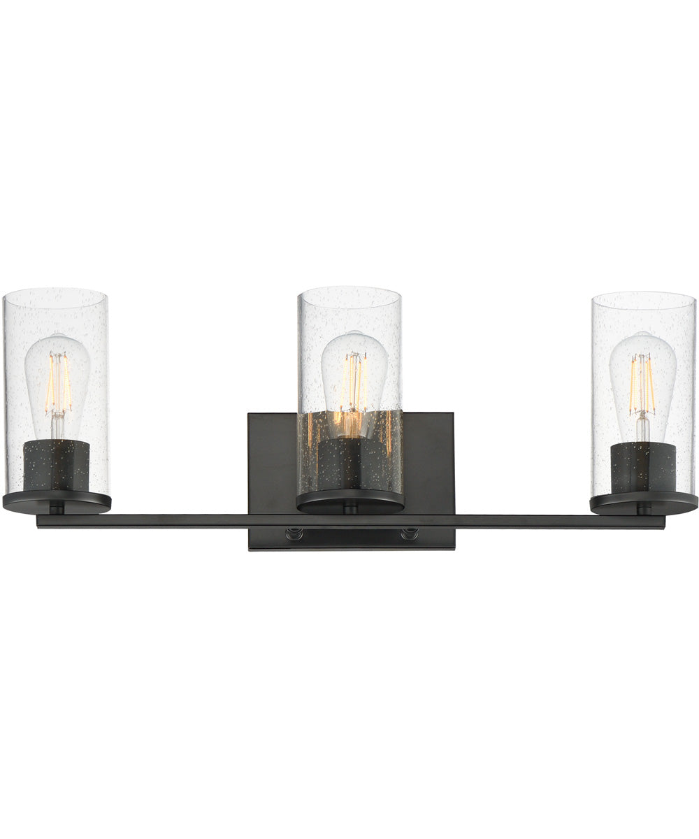 Livingston 3-Light Bath Vanity Black