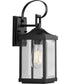 Gibbes Street 1-Light Small Wall Lantern Textured Black