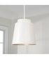 Pratt 1-Light Pendant Matte White