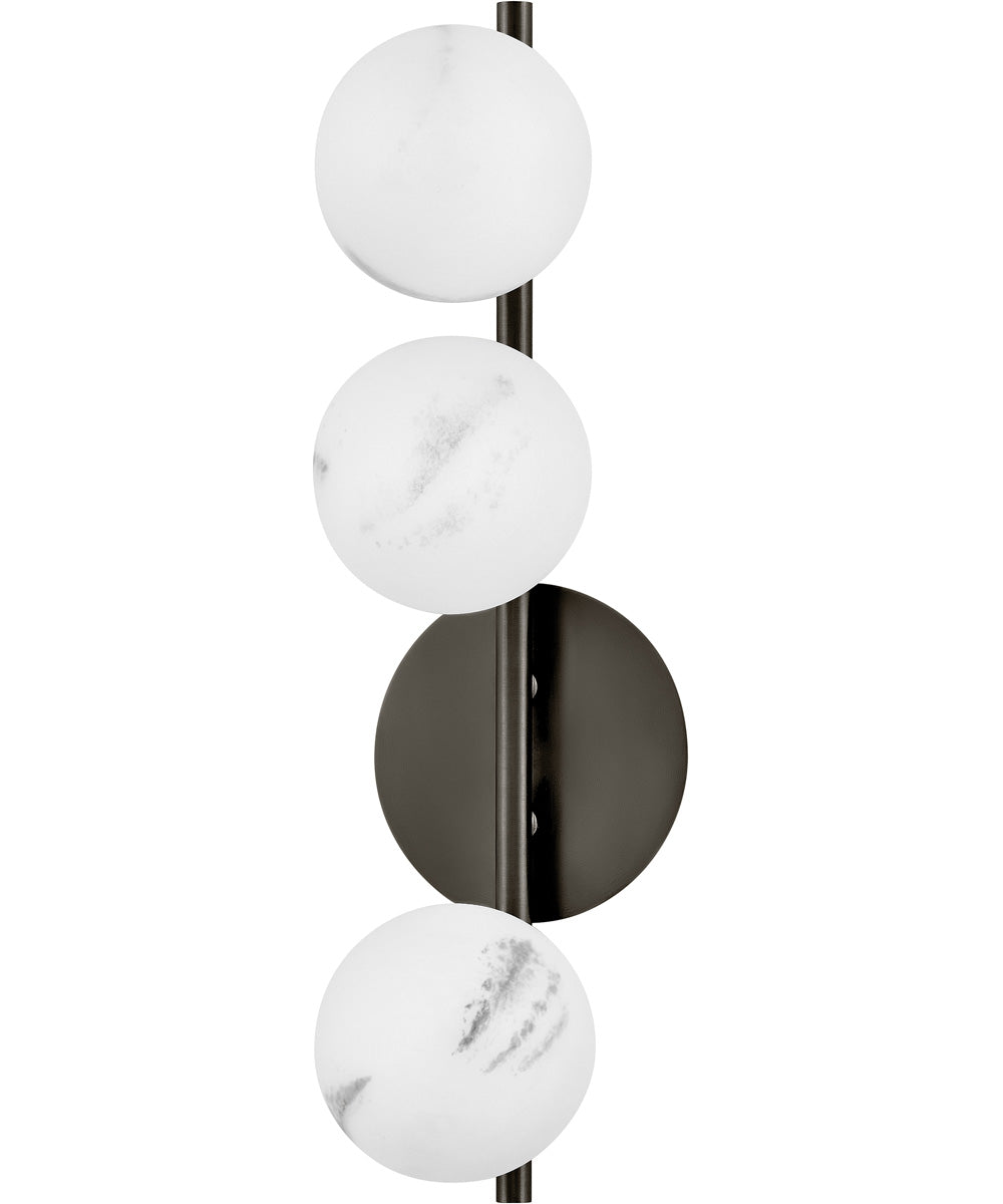 Selene 3-Light Large Three Light Sconce in Black Oxide