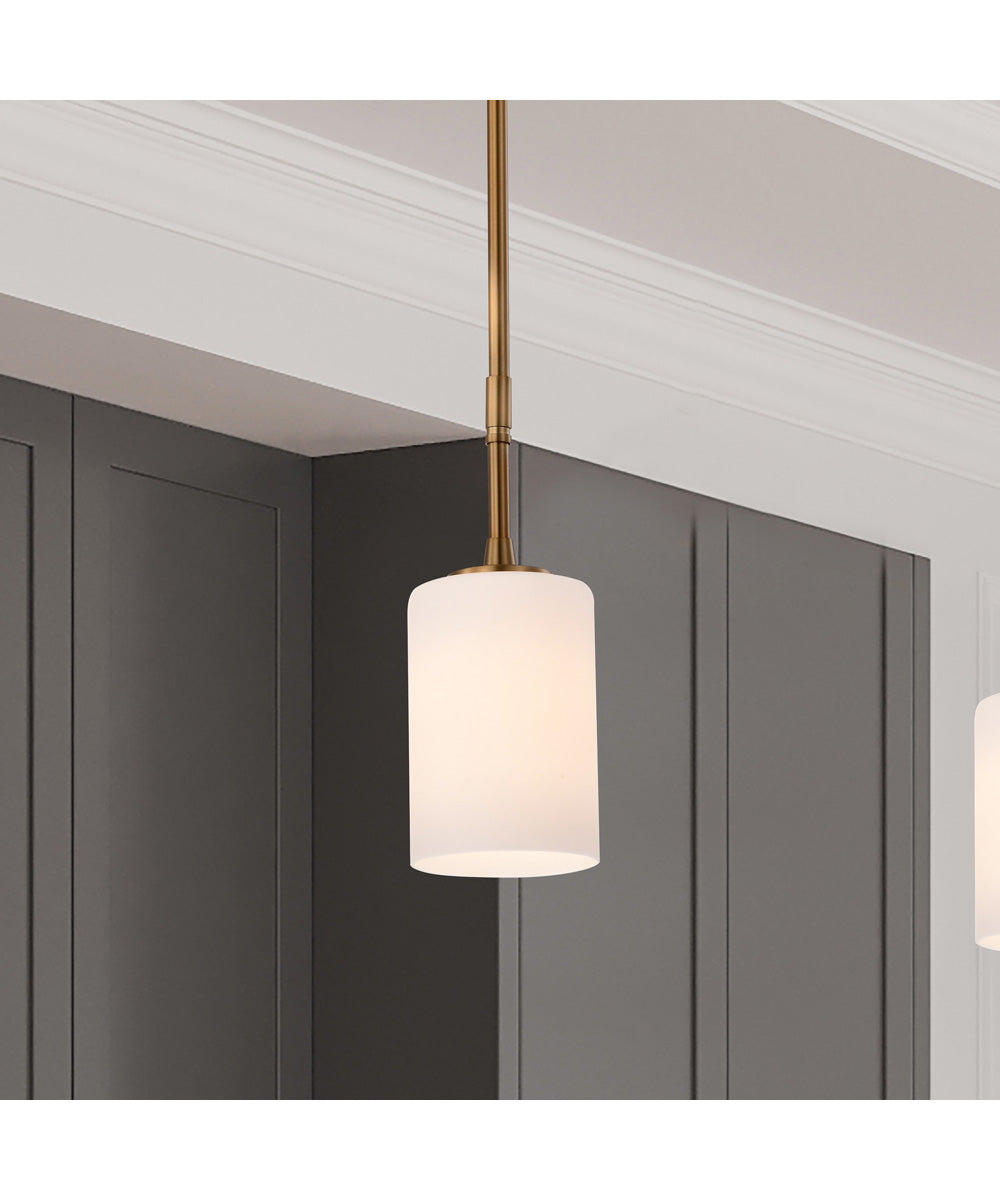 Liam 1-Light Pendant Burnished Brass