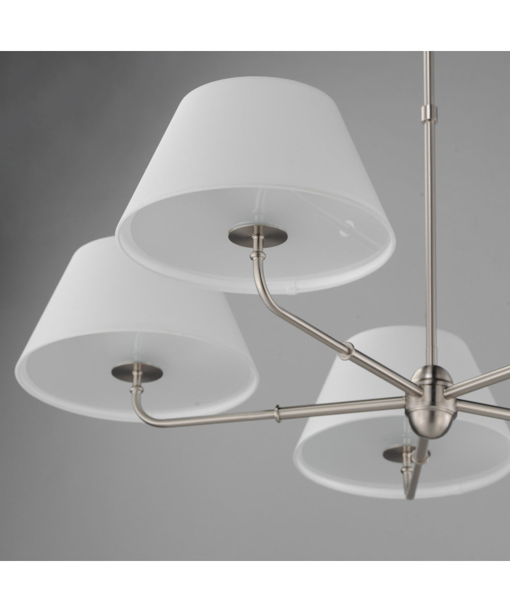 Dunbridge 5-Light Chandelier Polished Nickel
