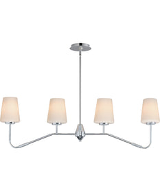 Durham 4-Light Linear Chandelier Polished Chrome