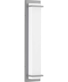 Z-1080 LED 2-Light Large LED Outdoor Sconce Metallic Gray