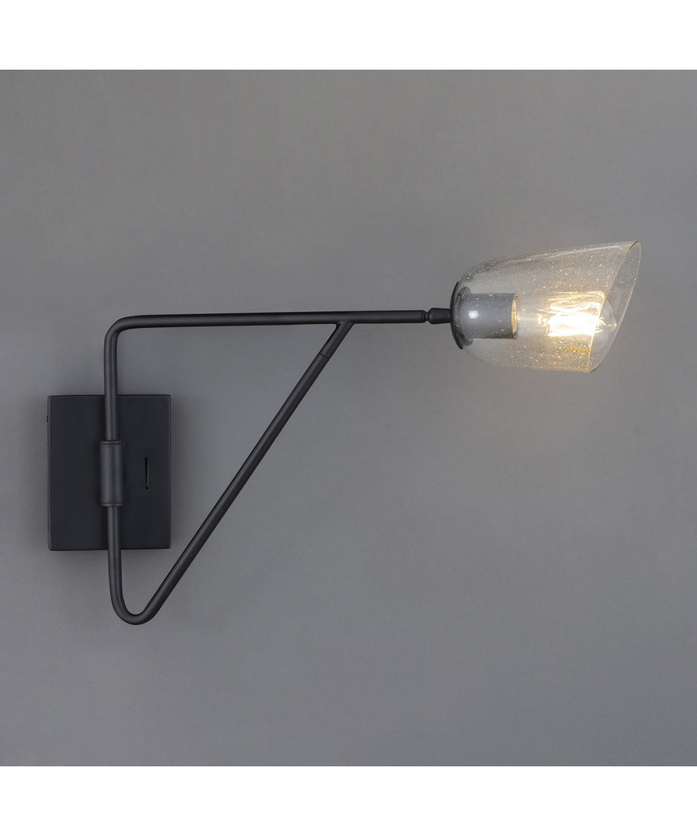 Keppe Swing Arm Wall Sconce Dark Bronze