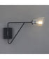 Keppe Swing Arm Wall Sconce Dark Bronze