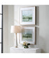Soft Sage Abstract Landscape Prints Set of 2