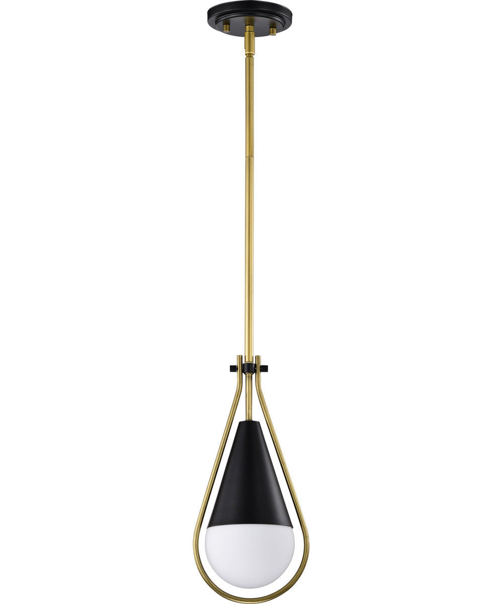 Admiral 1-Light Pendant Matte Black