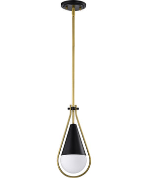 Admiral 1-Light Pendant Matte Black