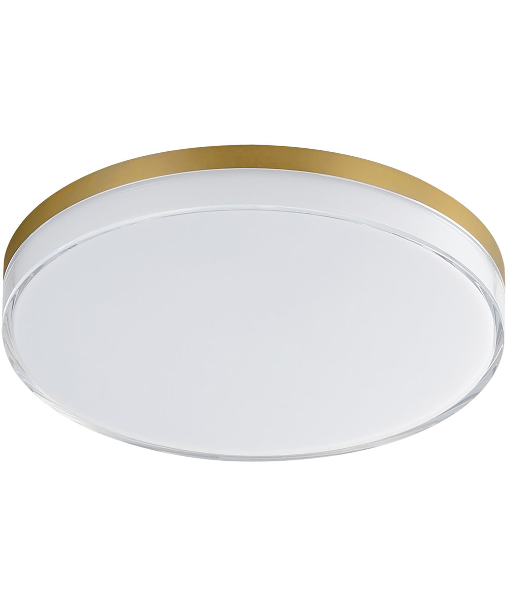 Edge 11 inch LED Flush Mount Satin Nickel