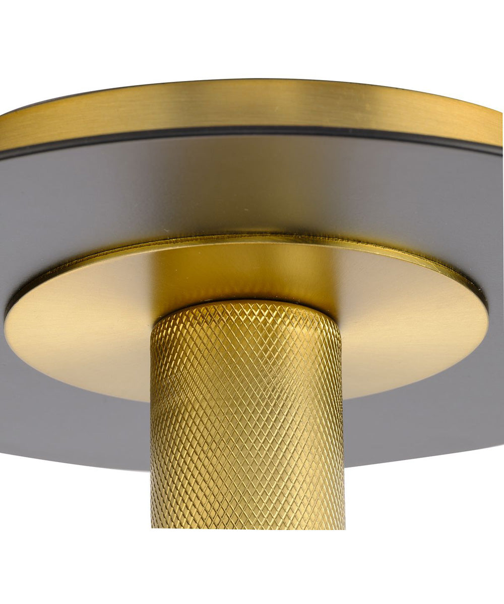 Trimble 1-Light 8" Flush Mount Brushed Bronze