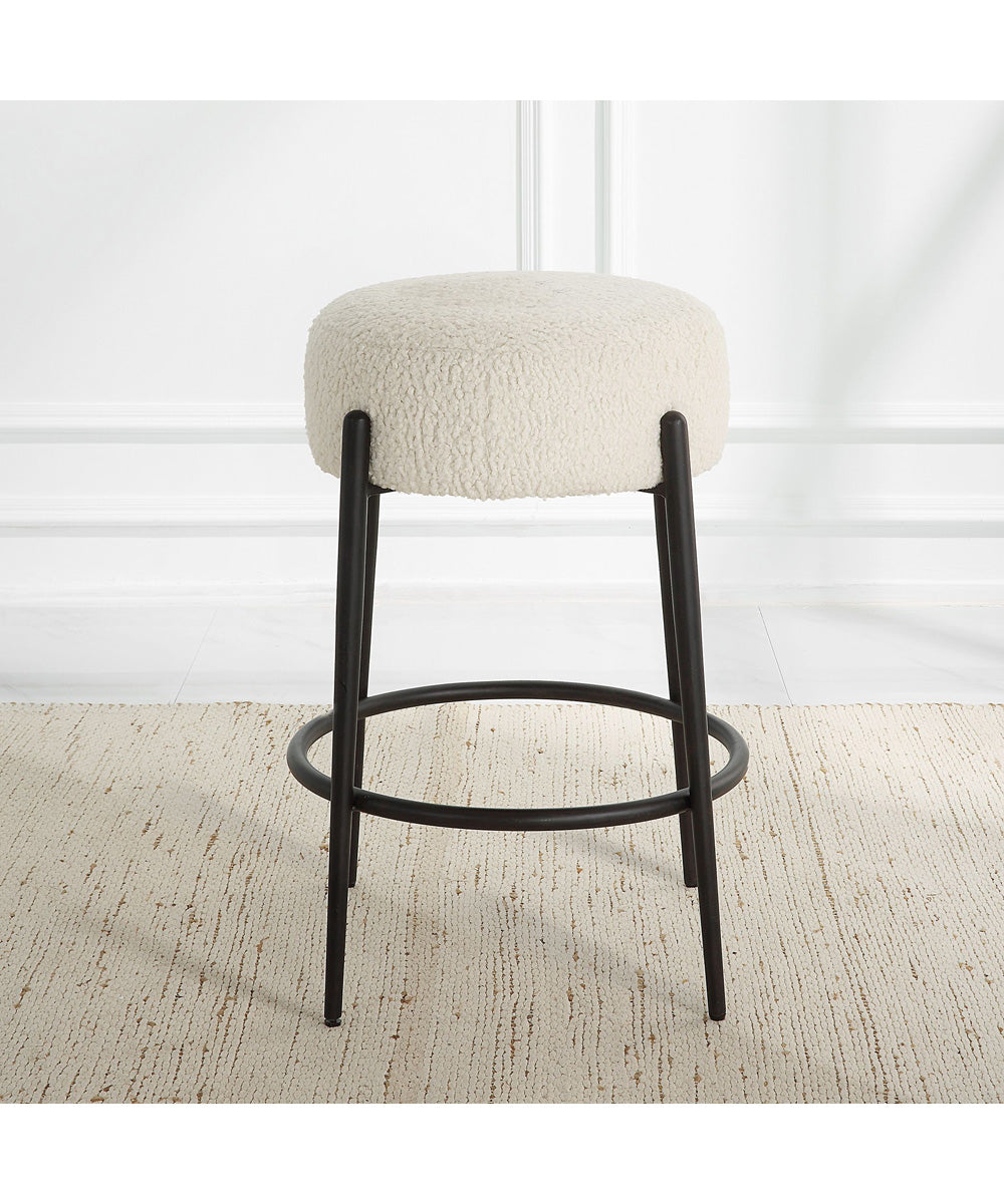 Arles Plush Counter Stool