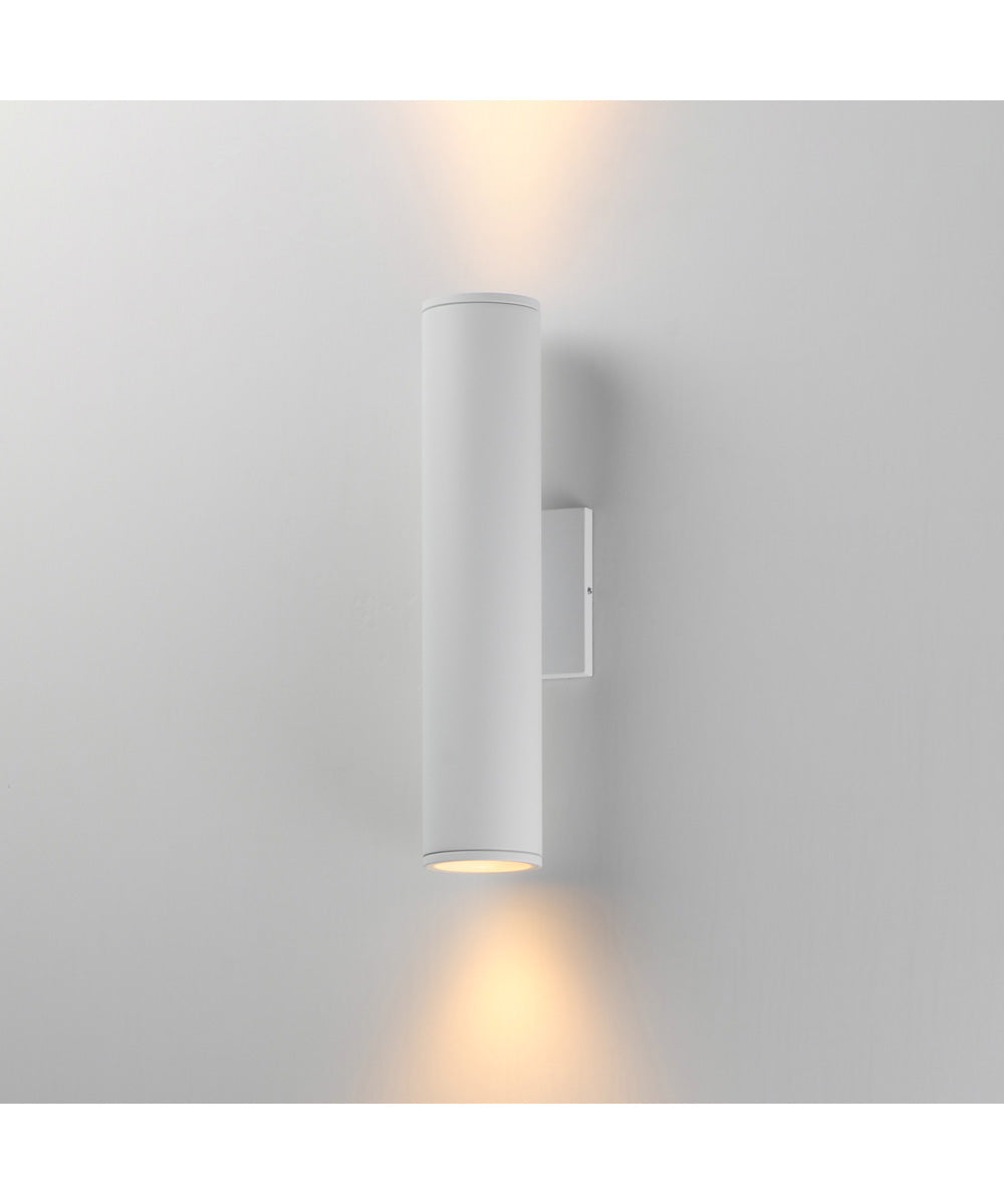 Caldera Outdoor Wall Sconce - 15 inch White